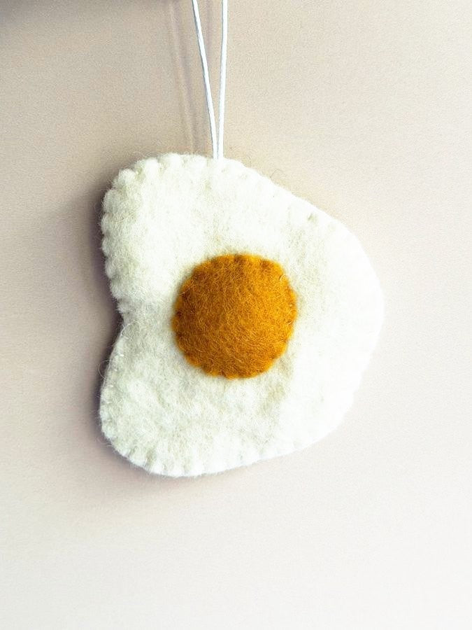 Fried Egg Christmas Ornament