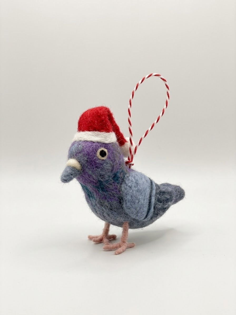 Pierrot Pigeon Christmas Ornament