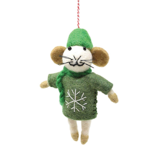 Felt Mouse Christmas decoration