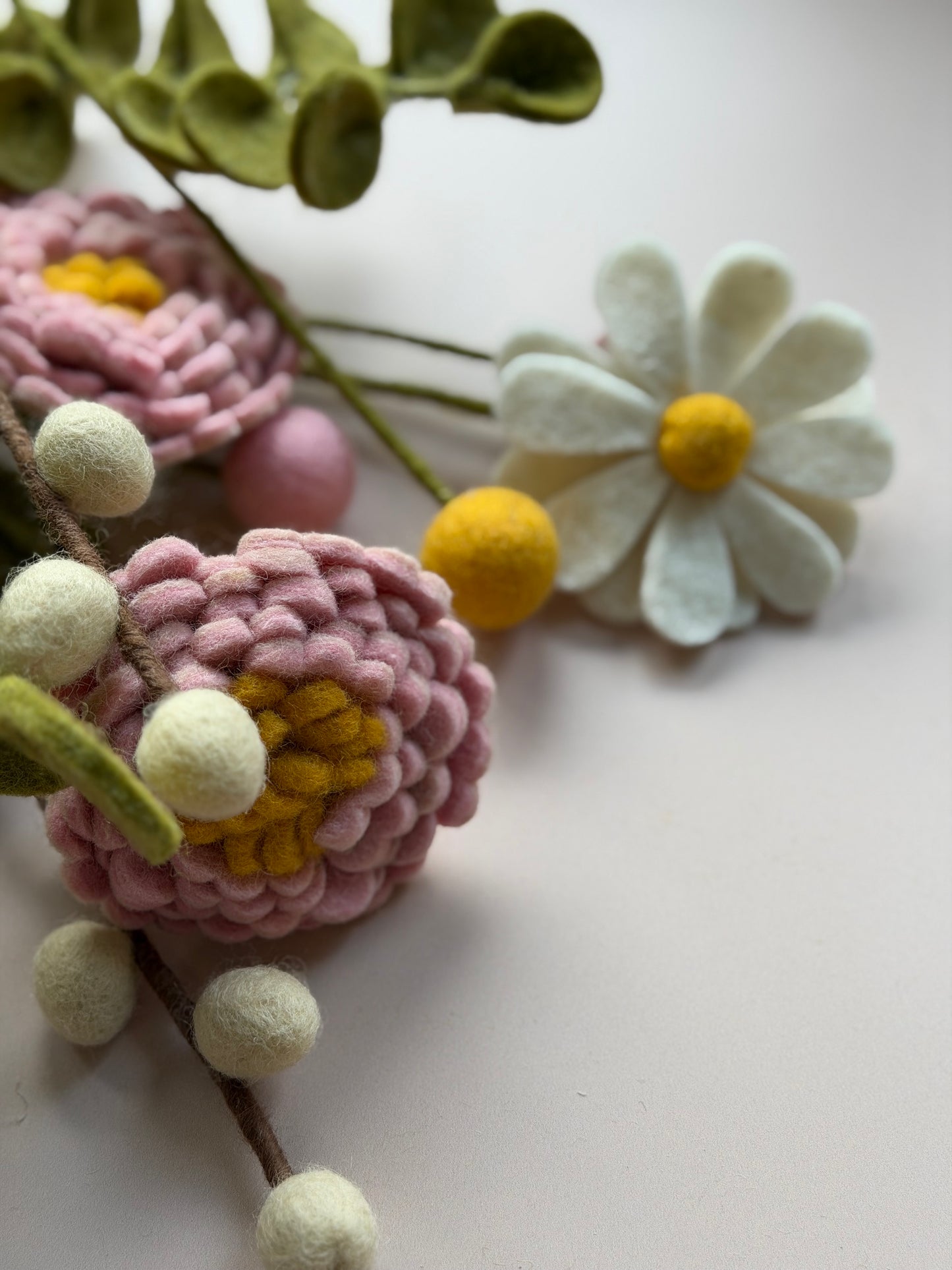 Felt Peony