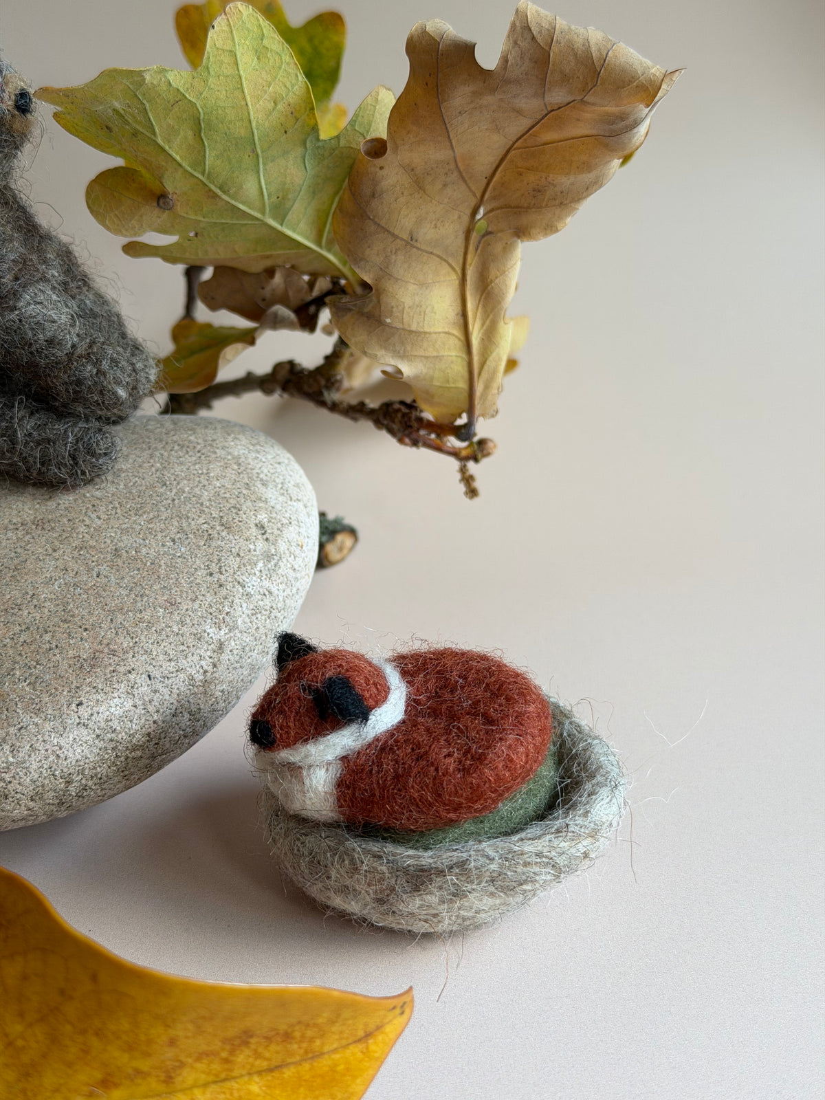 Snuggly Felt Fox