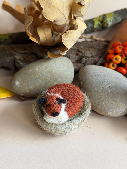 Snuggly Felt Fox
