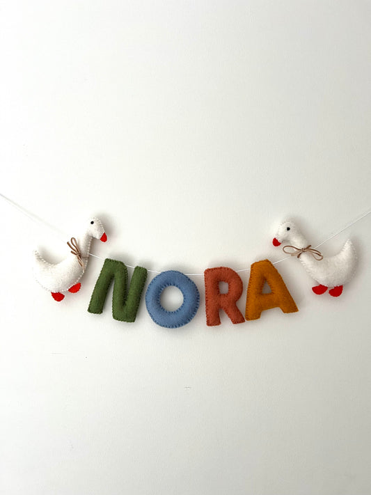 Geese name garland