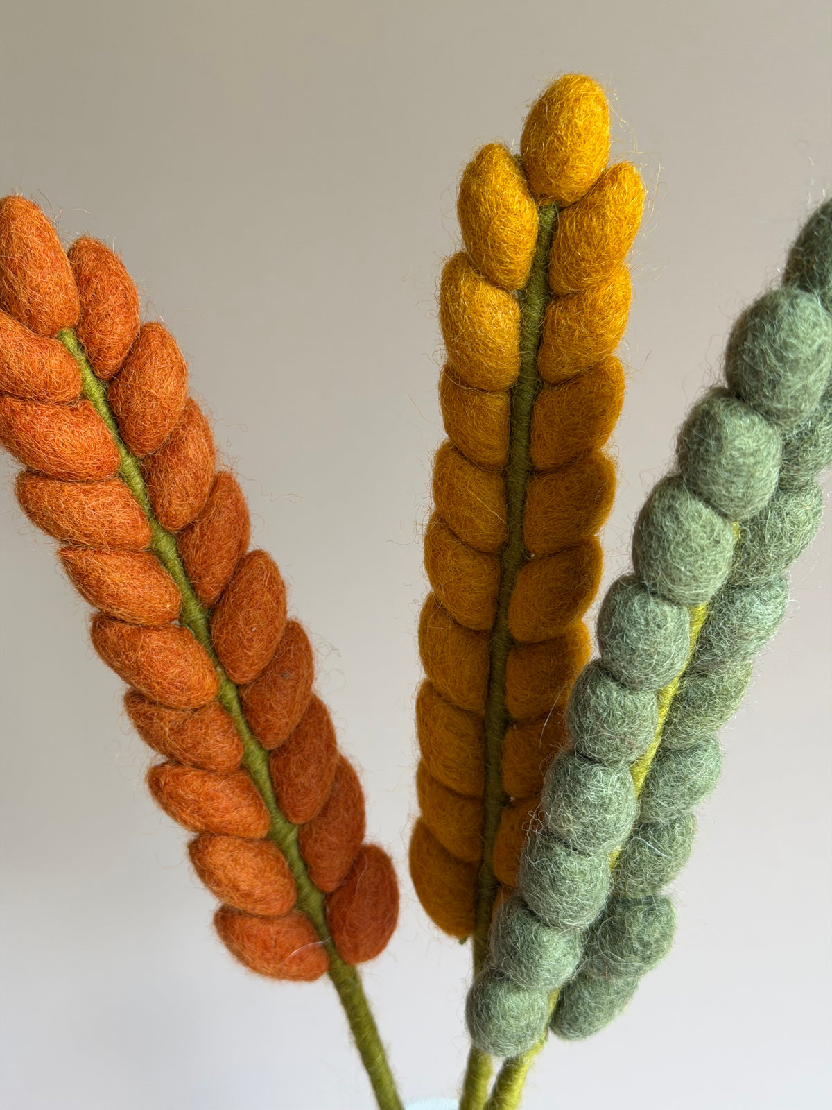 Felt Wheat Stem Bouquet