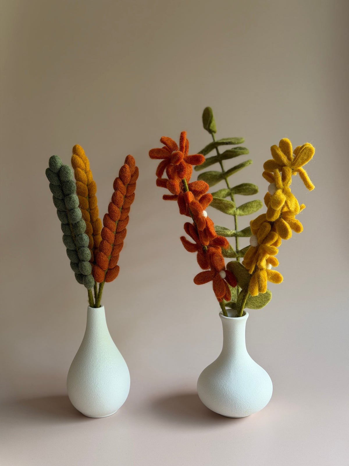 Felt Wheat Stem Bouquet