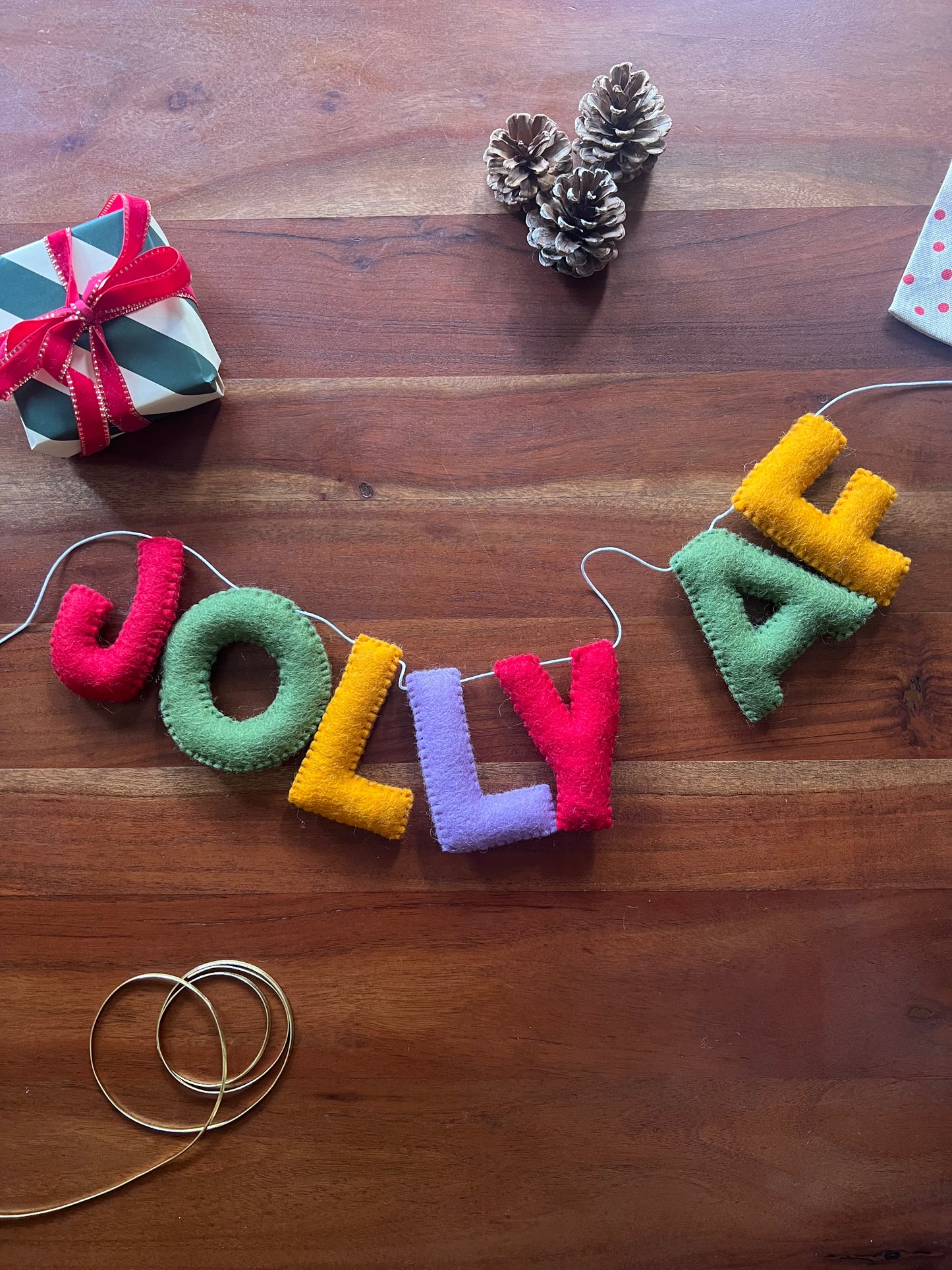 Jolly AF Christmas garland