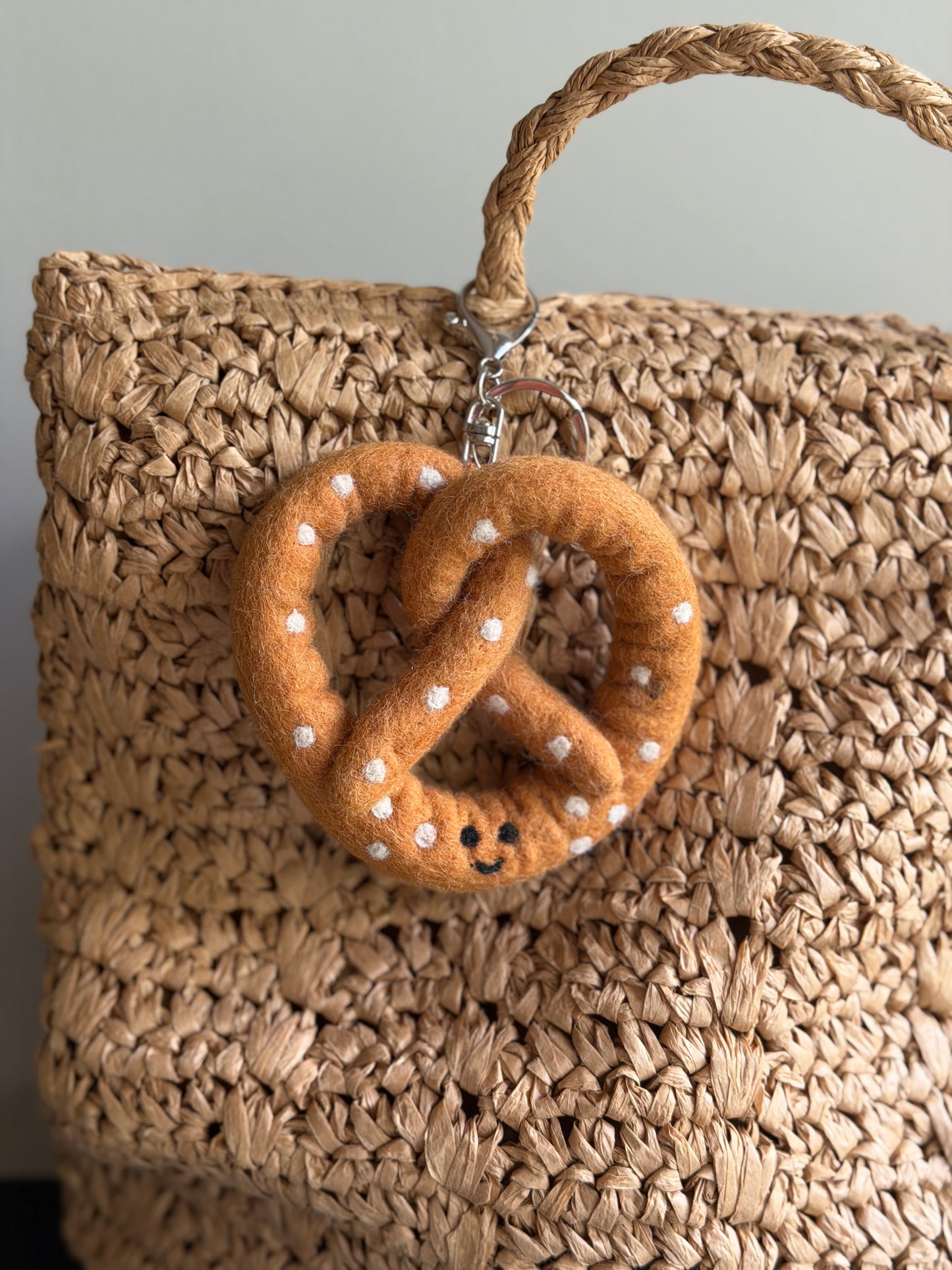 Ziggy The Pretzel Bag Charm