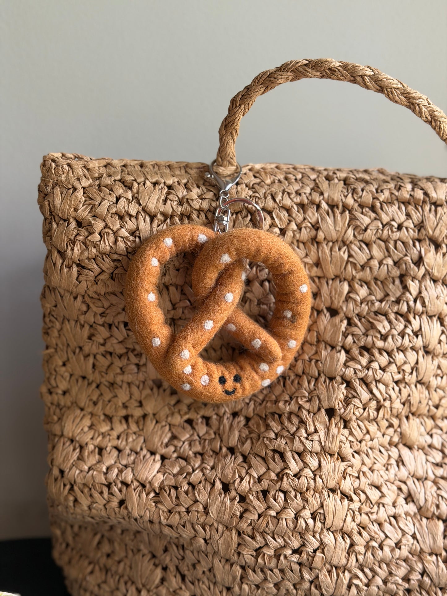 Ziggy The Pretzel Bag Charm
