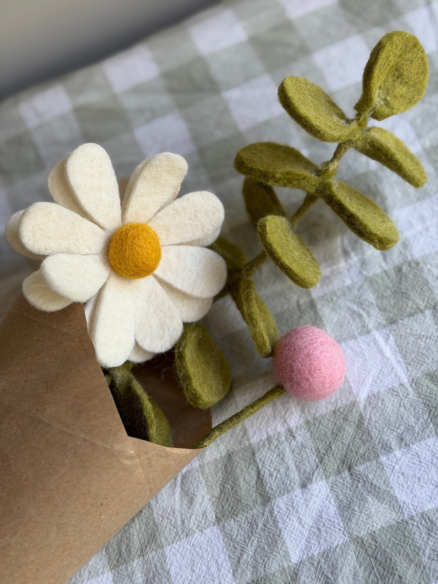Small Felt Flower Bouquet
