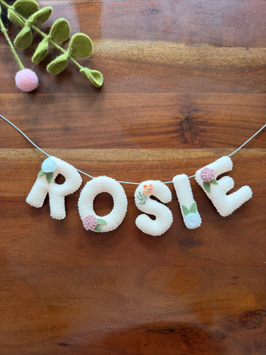 Dainty floral garland
