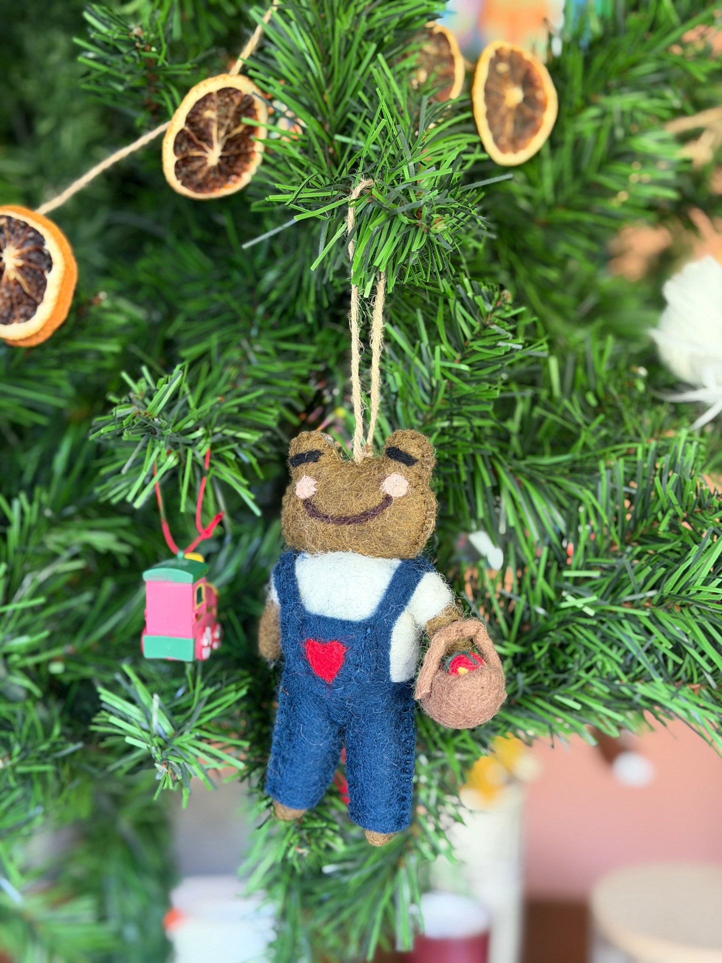 Frog Christmas Ornament