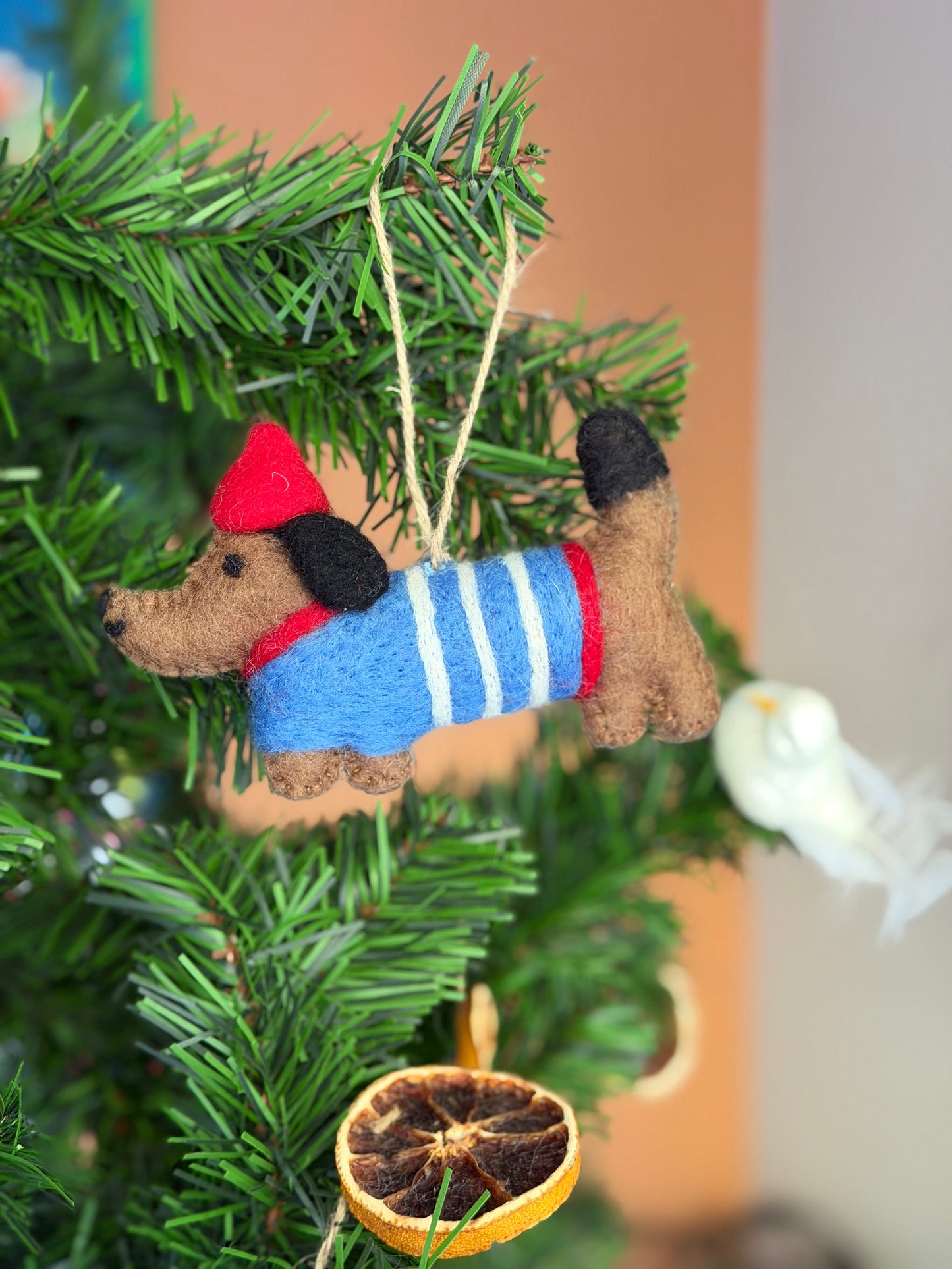 Dachshund Christmas Ornament