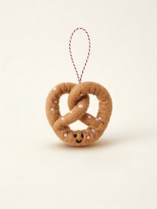 Pretzel Christmas Ornament
