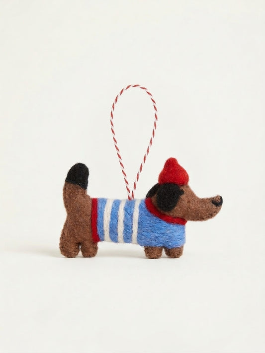 Dachshund Christmas Ornament