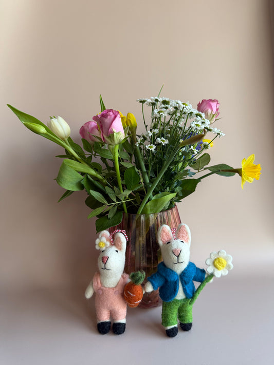 Oliver and Millie The Spring Bunny Pair