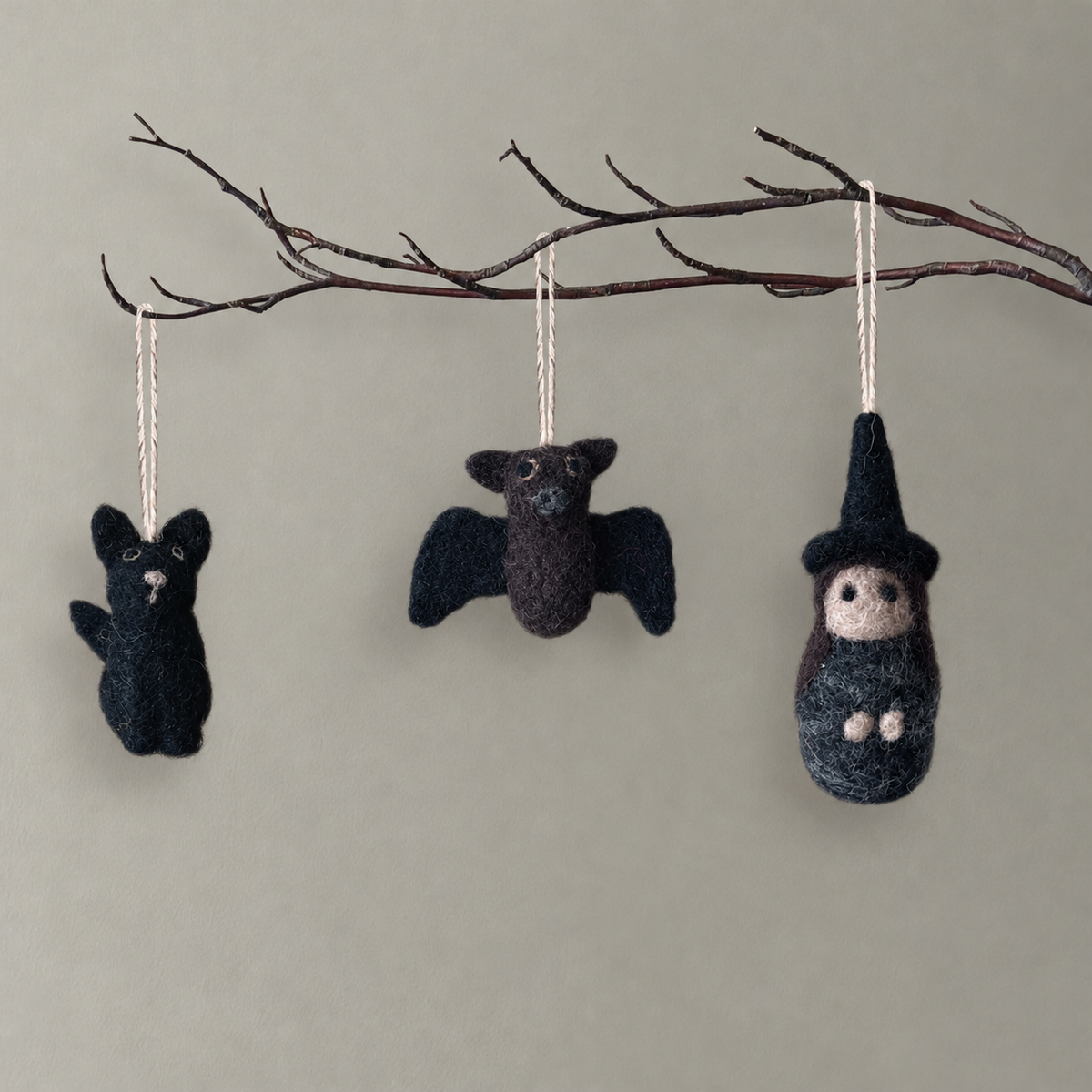 Felt Halloween Figures Set