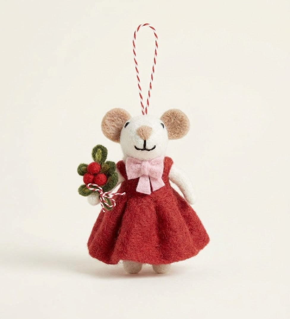 Molly Mouse Christmas Ornament
