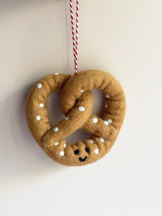 Pretzel Christmas Ornament